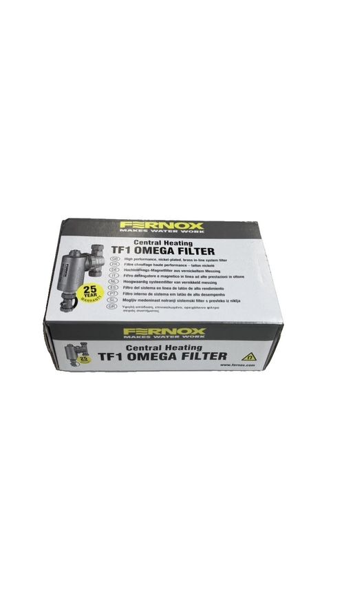 FERNOX TF1 Omega Filter 22mm 62248 – Magnetic Slip Socket Central Heating Trap — image 1