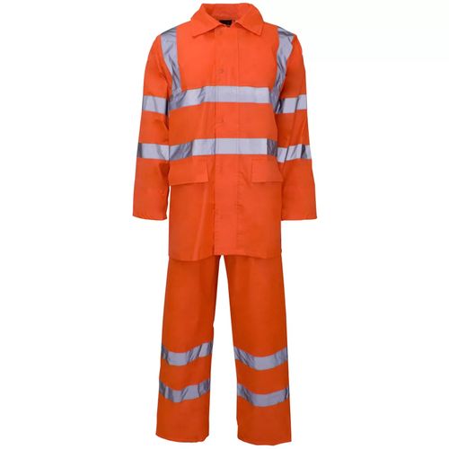 Hi Viz Rainsuit 2 Piece Set High Visibility Waterproof Tracksuit Hi Viz Workwear — image 2