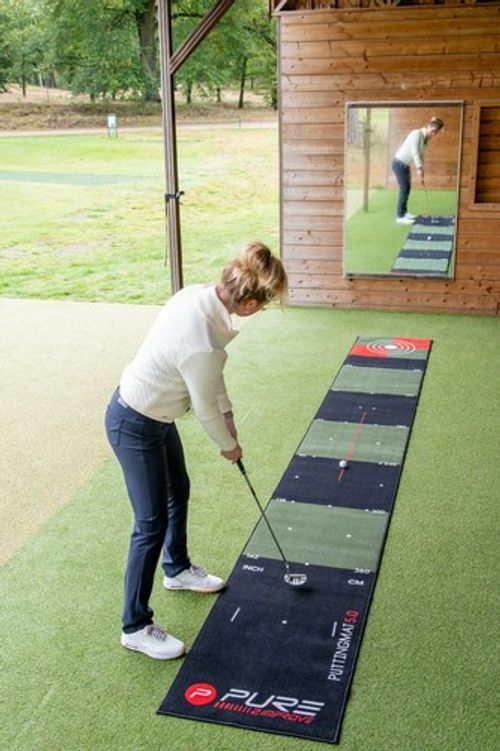 Pure2Improve - Golf Putting Mat Available in 4 Sizes Indoor/Outdoor Practice Aid