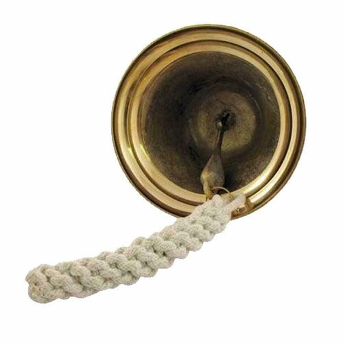 Wall Mounted Vintage 3"Last Order Ship Bell/Brass Hanging Bell with Durable Rope — image 13