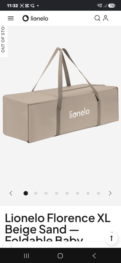 Lionelo Florence XL Easy Fold Large Baby Playpen 180 x 200 cm Foldable — image 7