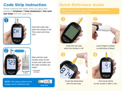 FORA 6 Total Cholesterol Test Kit | Home Cholesterol Monitor with 10 Test Strips — image 5