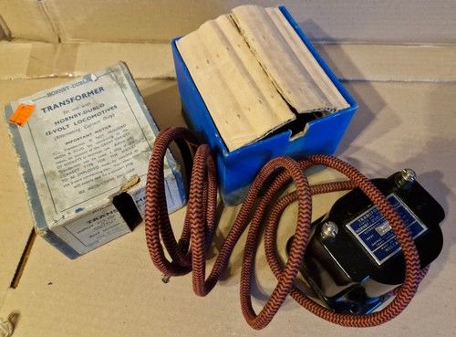 HORNBY DUBLO 12V TRANSFORMER BOXED - 1950s VINTAGE WITH BOX VGC