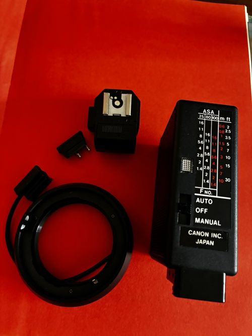 Flash Canon Speedlite 133D & L Coupler & Ring For F-1 (early) — image 7