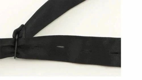 Mens Self Tie Bow Tie Satin Adjustable Formal Wedding Party Black Classic Tuxedo — image 4