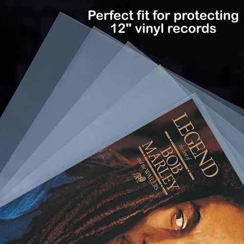 12 inch Vinyl Plastic Outer Record Sleeves 3 Mil Thickness 450g LP Albums Covers — image 6