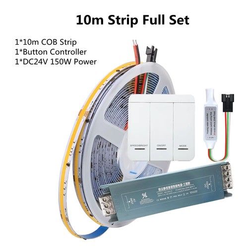 WS2811 Running Water Flowing COB LED Strip Light 24V Horse Race Sequential LED