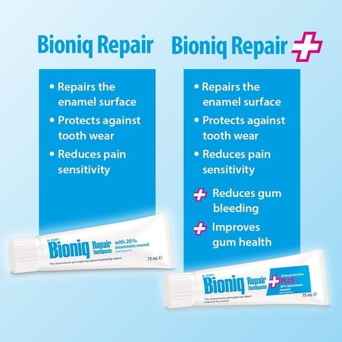 Dr. Wolff's Bioniq Repair Toothpaste Hydroxyapatite Enamel Repair 100 ml — image 5