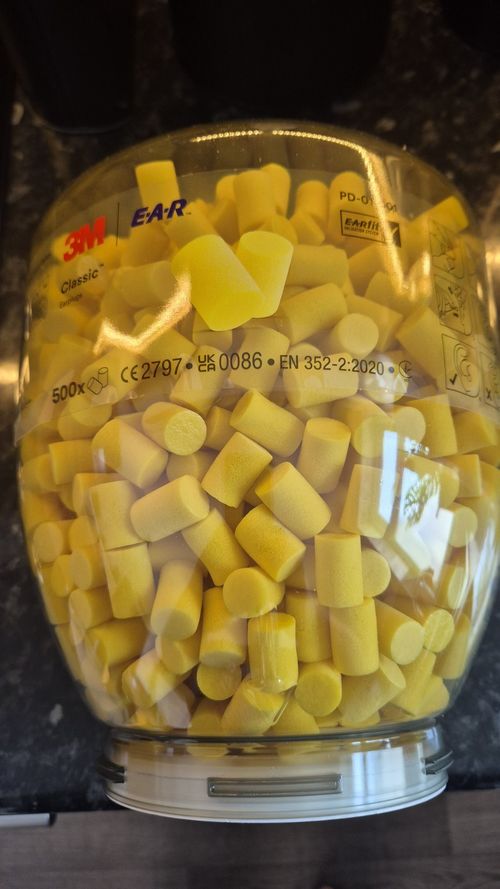 3M EAR Classic Ear plugs Refill Bottle PD‑01‑001 - 500 Pairs Uncorded SNR 31 db — image 2