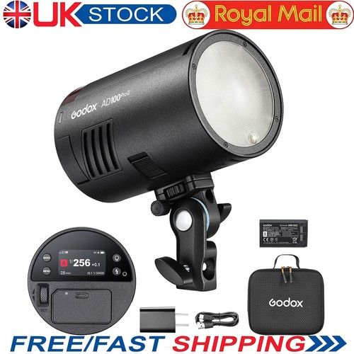 Godox AD100ProII AD100Pro II TTL Portable Pocket Flash Strobe Light with Battery
