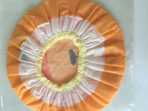 Women Kid Girls Boy Children Cute Hair Wrap Waterproof Bath Shower Head Cap Hat — image 2