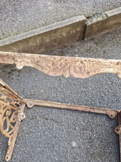 Victorian Cast Iron Sink Stand And Cast Iron Sink — image 13
