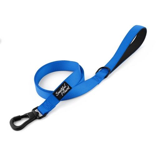 Snootiful Hound Secure Locking Dog Lead with Carabiner and Padded Handle
