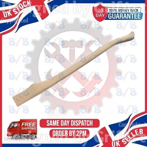 REPLACEMENT WOODEN AXE HANDLE HEAVY DUTY SHAFT LONG 36" SOLID BEECH WOOD FELLING — image 1