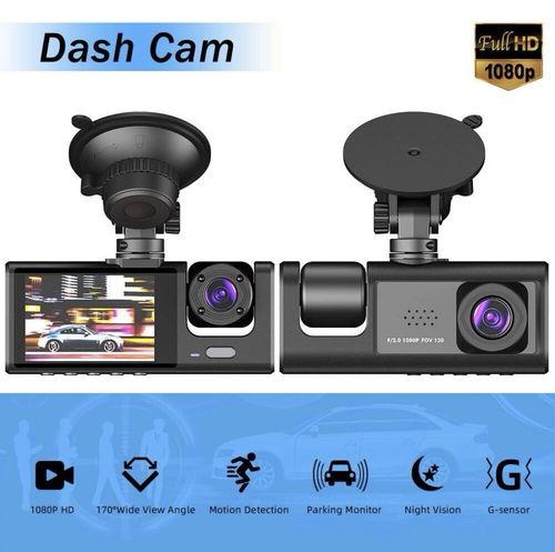 Dual Lens 1080P Car Dash Cam Recorder G Sensor DVR Front and Rear Camera Video — image 10