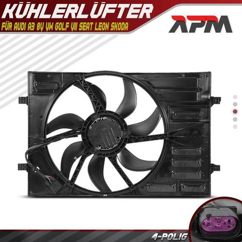 Cooling Fan Engine Cooling Radiator Cooling Fan For Audi A3 8V VW Golf VII Seat Leon Skoda