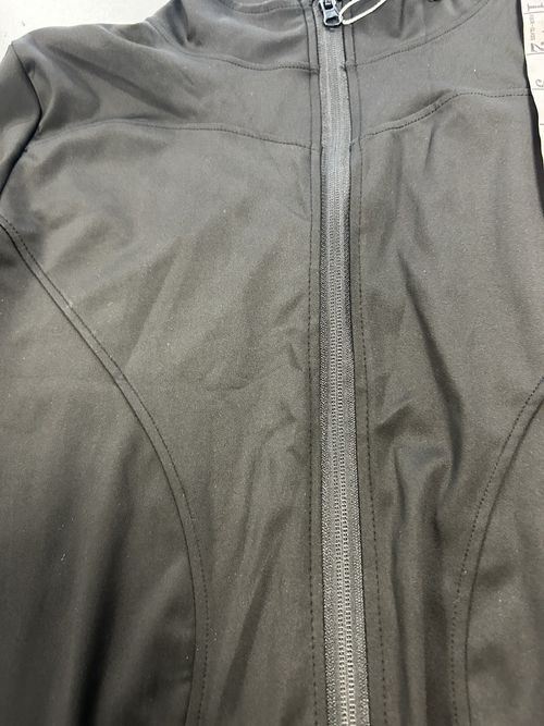 Yu & me Women's Black Full Zip Stretch Tracksuit , Size m/L, Short Length — image 2