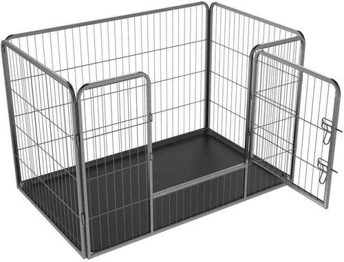 Heavy Duty Puppy Dog Play Pen Whelping Box 4 x SIZES with FLOOR Indoor / Outdoor