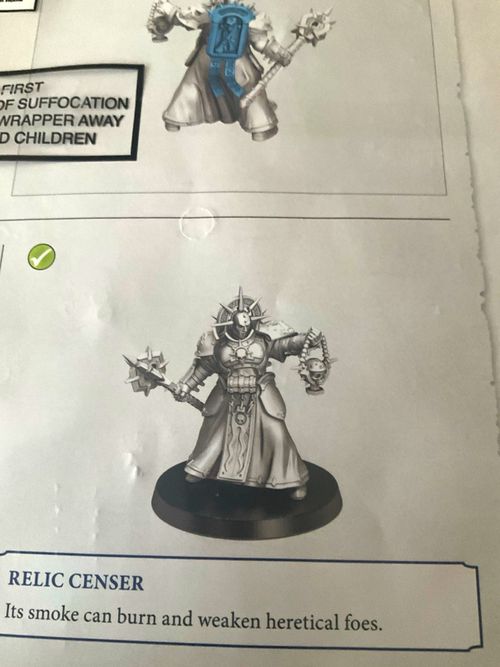 Hachette/GW Warhammer Age of Sigmar Knight-Relictor Subscribers Mini — image 1