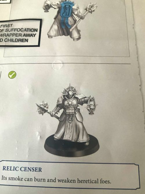 Hachette/GW Warhammer Age of Sigmar Knight-Relictor Subscribers Mini
