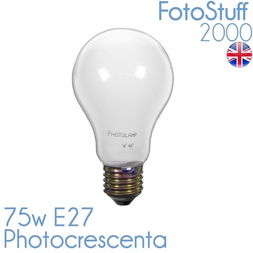 PHOTOLUX P3/3-ES 240v 75w E27 PF603E Photocrescenta Enlarger Bulb Lamp P3 3 ES — image 2