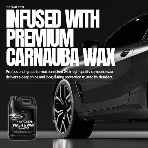 ProKleen Wash & Wax Shampoo Car Carnauba Shine Polish Professional Cleaning 5L — image 3
