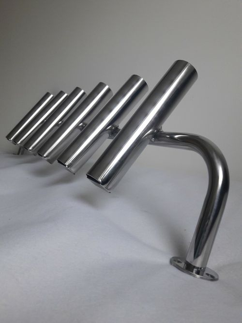 6---TUBE STAINLESS STEEL 316 BOAT FISHING ROD HOLDER  (40mm tube) — image 9