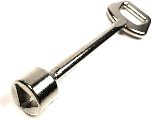 Electric / Gas Meter Box Key Long Reach Version Silver