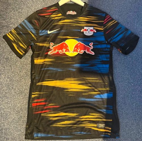 Nike RB Leipzig Mens Away Shirt Size S Black Multicolour Short Sleeve — image 1