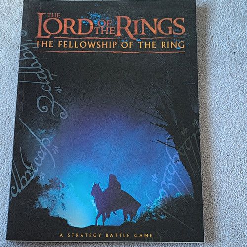 Games Workshop Lord of the Rings Fellowship Ring Strategy Battle Game Book ISBN