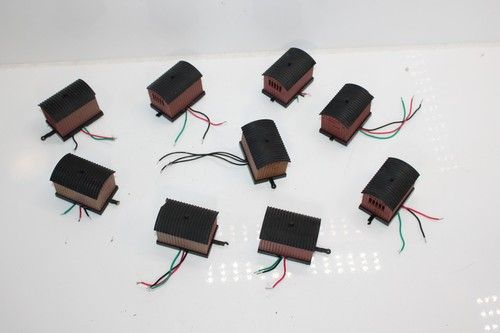 9 x Hornby R8014 Working Point/Turnout Motors With R8015 Housings - Please Read