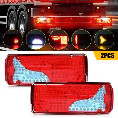 Pair 12V Rear Tail Stop Fog Led Lights Lamps Fits Mercedes Sprinter VW Crafter