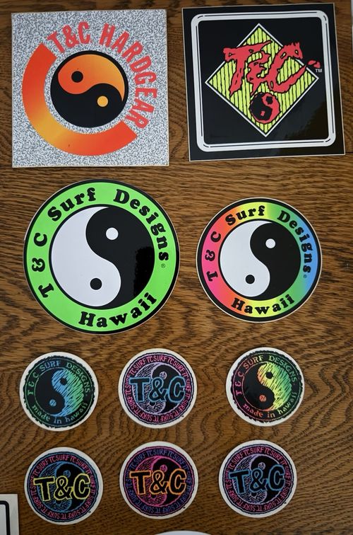 RARE Large Lot 33 VTG 80s 90s Surf Stickers Decal Original Backings No Pin Holes — image 6