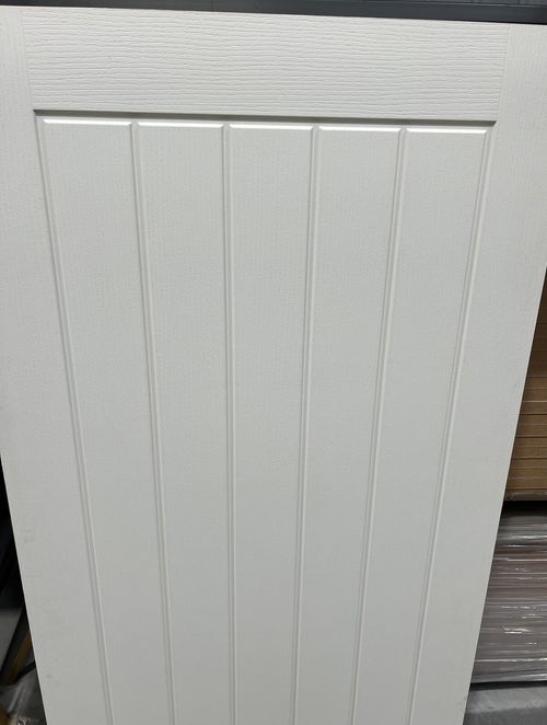 NEW STYLE  LIGHTWEIGHT WHITE PRIMED MEXICANO DOORS 1981mm X 838mm X 35mm — image 2