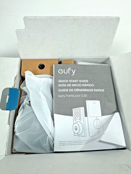Eufy C30 Combination Keypad Smart Lock Wi-Fi Bluetooth App Control Alexa Black — image 4