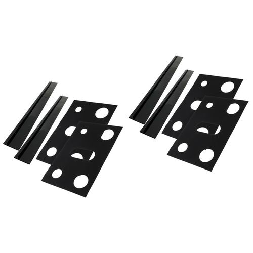 Black Durable Stove Gap Filler Covers Reusable Oil Proof Pads for Kitchen Stove — image 4