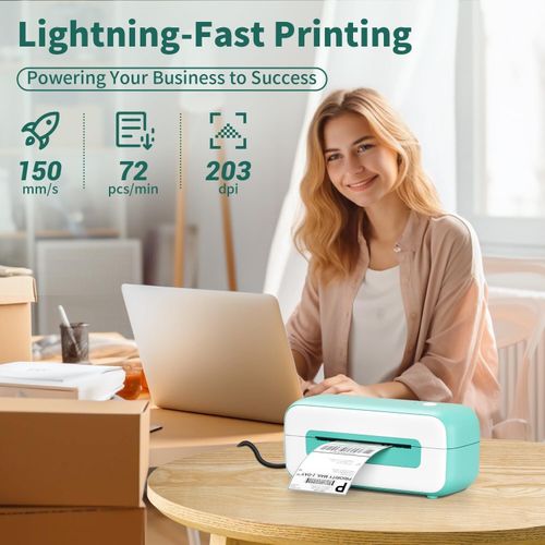 1000PS 4x6 shipping Label Paper for Vretti Thermal WiFi/Bluetooth Label Printer — image 6