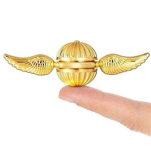 Golden Snitch Fidget Spinner Harry Potter Quidditch Metal Steel Stress Toy UK