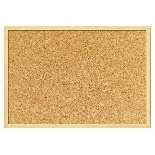 Cork Board Pin Message Notice Board Wooden Frame Office Memo School Pinboard 