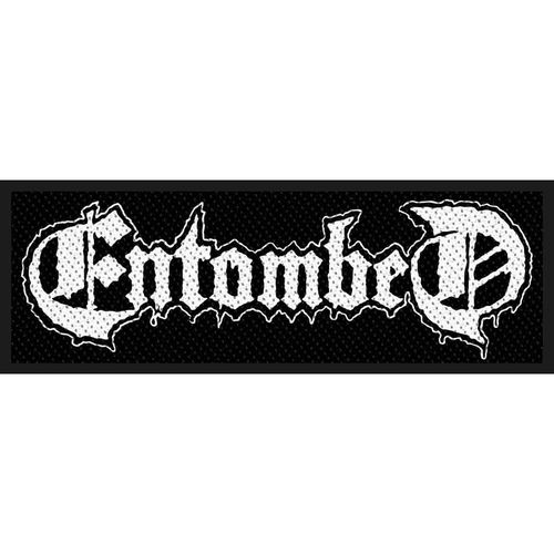 Entombed Standard Logo Woven Sew On Patch Officially Licensed — image 2