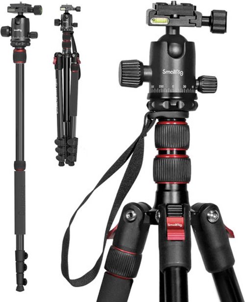 SmallRig Camera Tripod & Monopod 78" Aluminum Tripod Ball Head for Camera 15kg