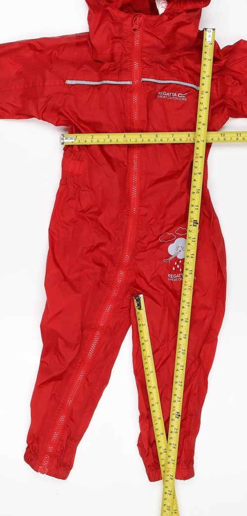Regatta Unisex Baby & Toddler Ski Jacket Snowsuit Size 18-24 Months Red Casual — image 4