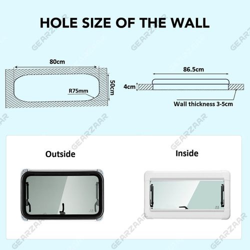 Camper Van Motorhome Cassette Windows Hinged Conversion Caravan Blind 800x500 — image 10