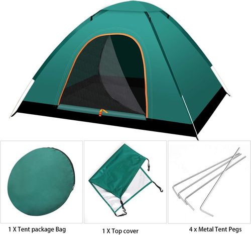 RISEPRO instant automatic pop up tent Lightweight Tent, Waterproof Windproof, UV — image 6