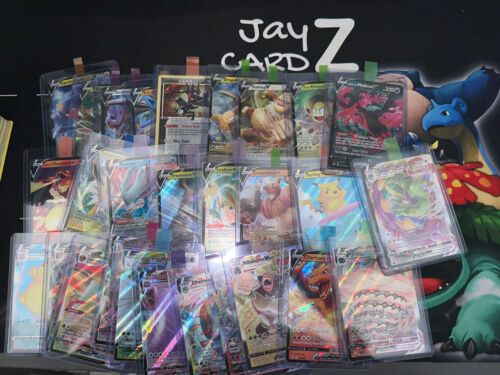 100x Pokemon Cards Bundle ! 10 Rare/holo/rev Holo + V or EX Min Guarantee ✅✅
