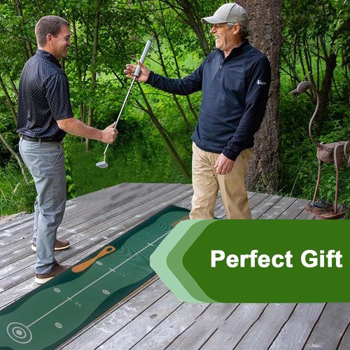 Golf Putting Mat Training Aid Equipment Improve Putting Accuracy Golf Practice — image 14
