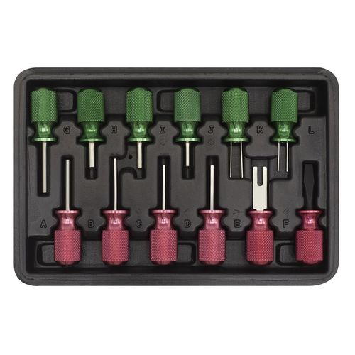 Sealey Terminal Tool Kit 12pc Connector Removal Automotive Garage Workshop — image 3