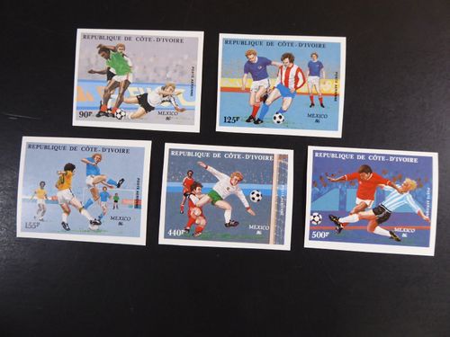 Football I, top collection unc. Series (22) & Special Blocks (101), **/MNH — image 19