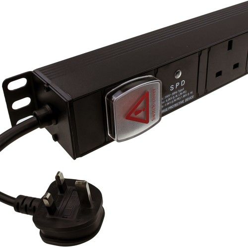 PDU UK Sockets with to Plug Power Distribution Units Vertical 8/10/12 Way/SURGED