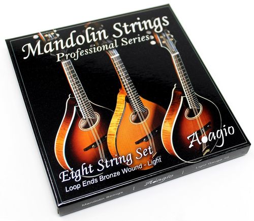 2 PACKS Mandolin Strings With Loop Ends - Light Regular Gauge Long - Adagio Pro  — image 10